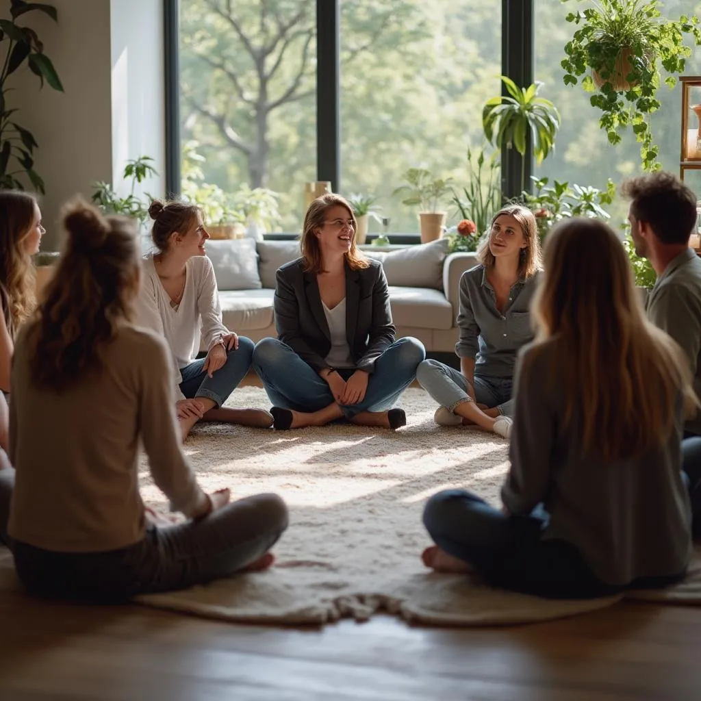 Séance de coaching en groupe